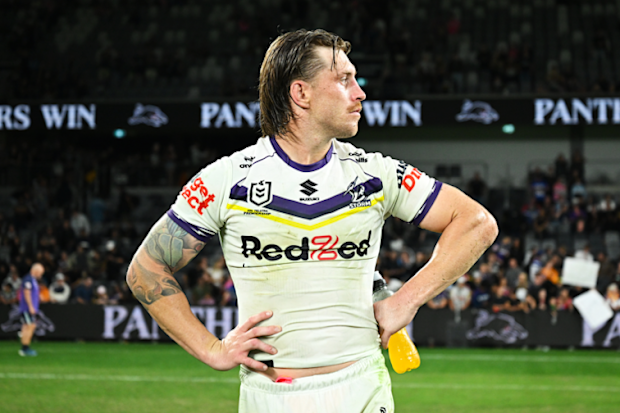 Cameron Munster reacts after losing to the Panthers.