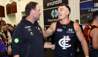 AFL 2026, Essendon Bombers vs Carlton Blues, Round 13 live scores and updates