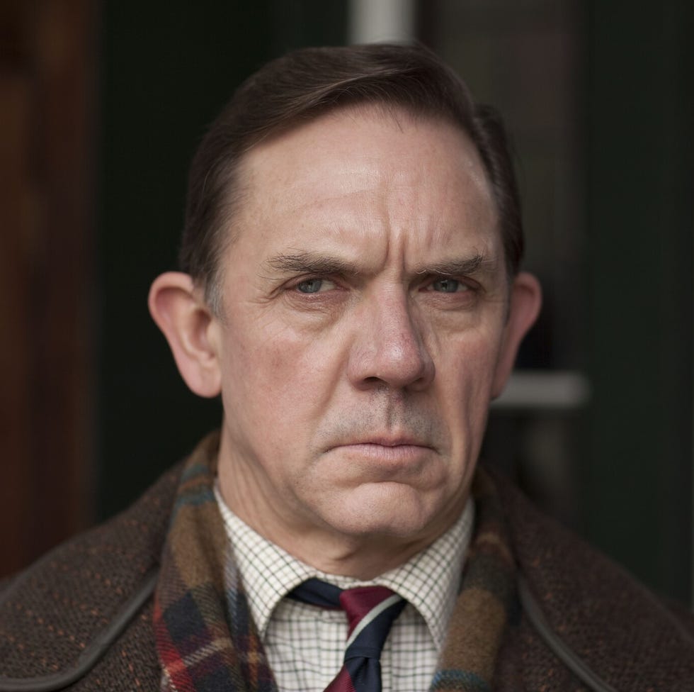 a person in a brown coat and plaid scarf partially obscured face a person in a brown coat and plaid scarf partially obscured face