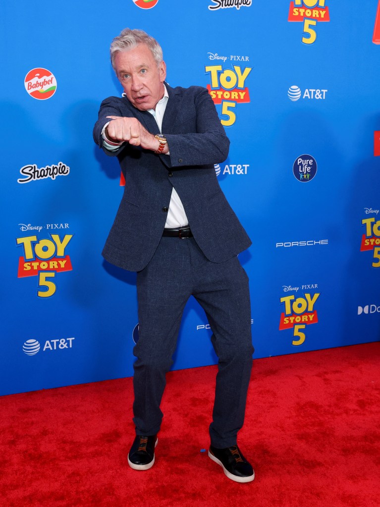 Tim Allen at the "Toy Story 5" premiere