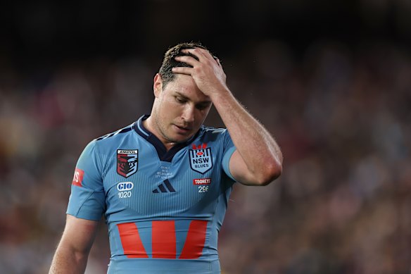 Parramatta milestone man Mitchell Moses would love another shot at Queensland, provided Laurie Daley picks him.