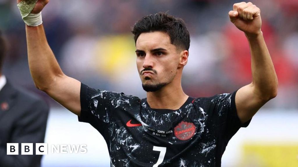 'Football was always in our blood': Canada midfielder's journey to World Cup history - BBC