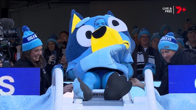 Sam Mac stole the show as Aussie icon Bluey. 