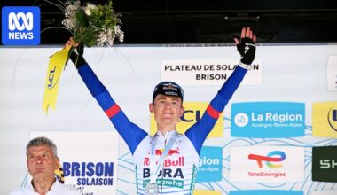 Luke Tuckwell claims stunning second place at Tour Auvergne-Rhône-Alpes, dedicates jersey to sister