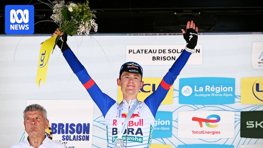 Luke Tuckwell claims stunning second place at Tour Auvergne-Rhône-Alpes, dedicates jersey to sister