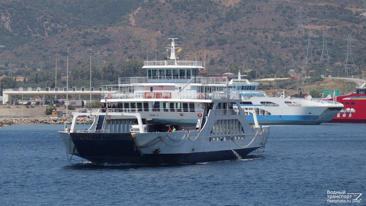 The ferry Panagia, later targeted in the Kerch Strait, was used to transport cargo between Russia’s Krasnodar Krai and Crimea. (Source: Elena A.) The ferry Panagia, later targeted in the Kerch Strait, was used to transport cargo between Russia’s Krasnodar Krai and occupied Crimea. (Source: Elena A.)