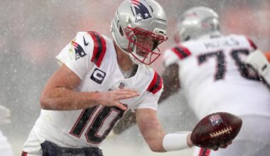 Drake Maye poised to benefit from Patriots’ acquisition of A.J. Brown