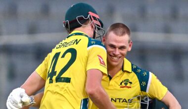 Connolly slams 149 as Aussies edge home in one-wicket thriller