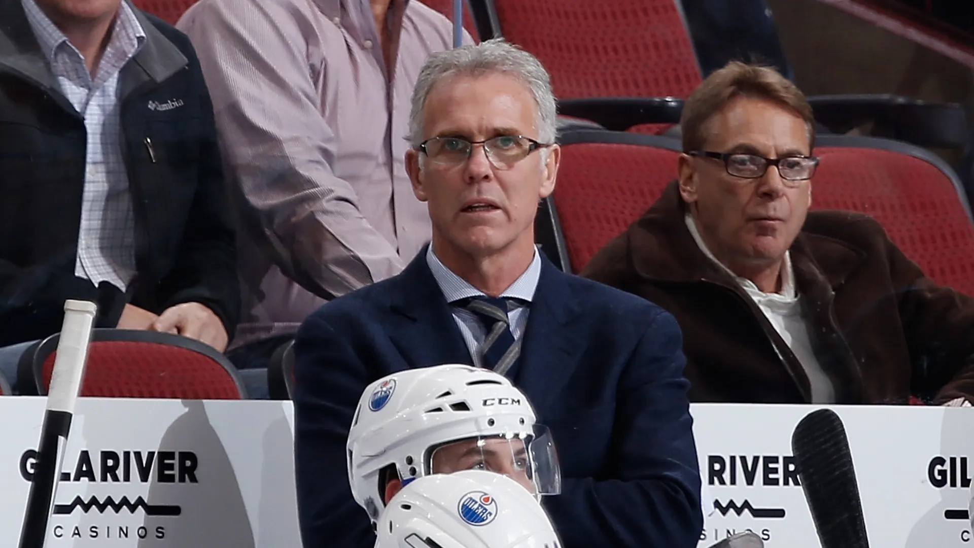 Craig MacTavish during his time as Oilers’ head coach.