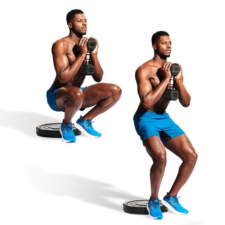 goblet cyclist squats goblet cyclist squats heels elevated