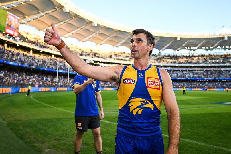 Cripps salutes fans earlier this year.