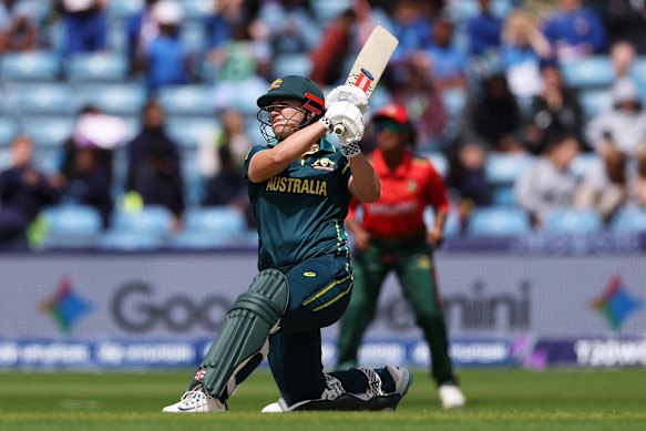 Georgia Voll smashed boundaries in her innings in the win over Bangladesh.