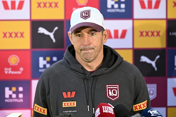Maroons coach Billy Slater.