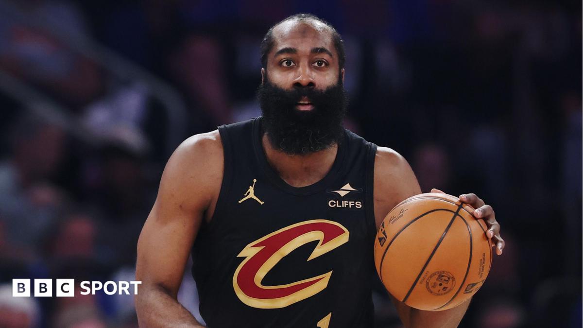 James Harden playing for the Cleveland Cavaliers