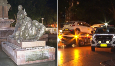 7NEWS live updates: Car crashes into Sydney’s Hyde Park fountain