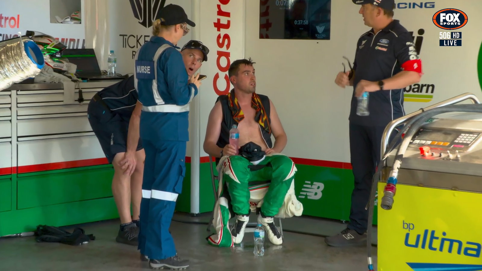 Randle couldn’t walk after Darwin cool suit failure