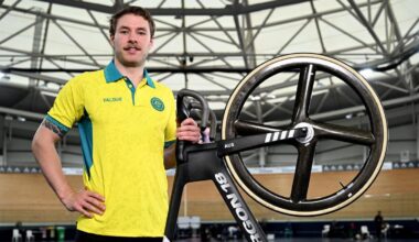 Aussie Leigh Hoffman talks up spicy cycling rivalry with British defector Matthew Richardson