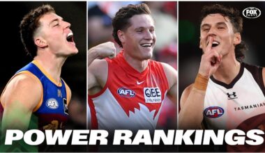 AFL 2026, Power Rankings after Round 12