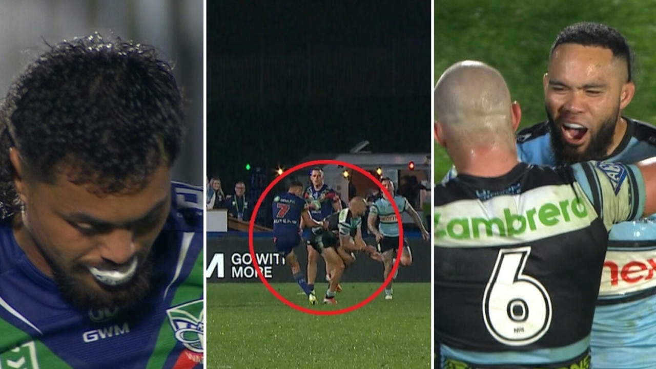NRL 2026: Cronulla Sharks win thriller against Warriors, Adam Pompey missed penalty goal, Braydon Trindall field goal, highlights