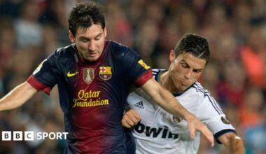 Cristiano Ronaldo and Lionel Messi