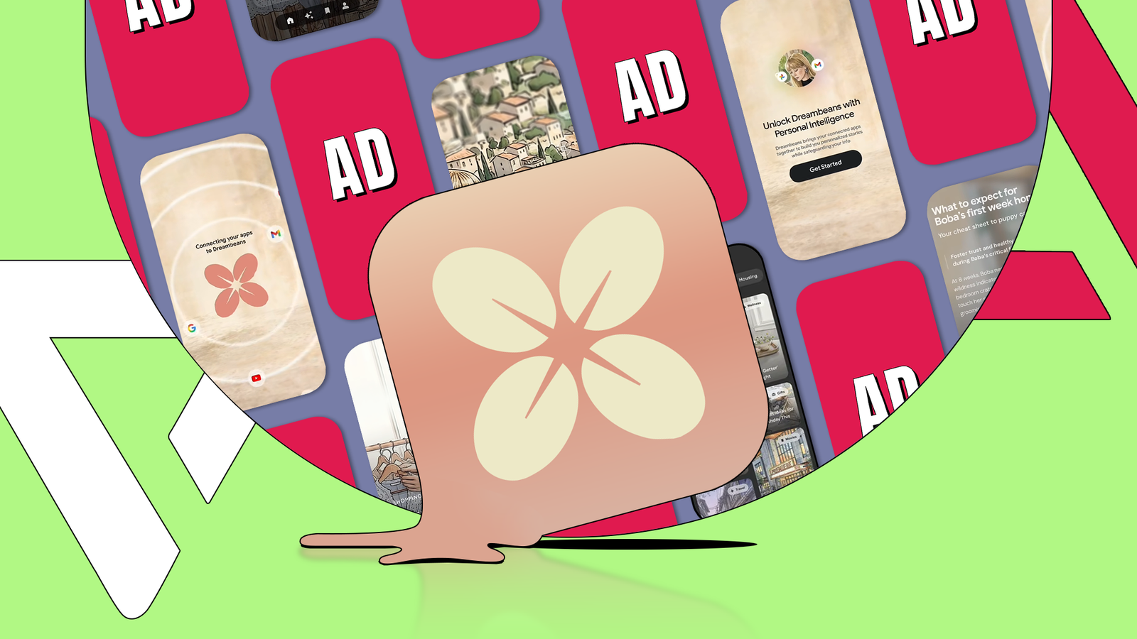 I found Google's new Dreambeans app, and it's just a TikTok feed of targeted ads
