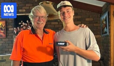 Grandfather's close call inspires Sunshine Coast student's smart clock invention