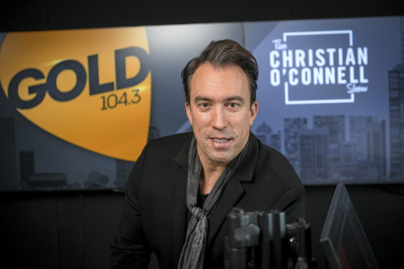 Christian O’Connell is starting to build audience share in Sydney.