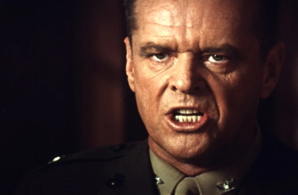 Jack Nicholson in "A Few Good Men"