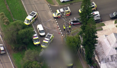 Two children dead after car crashes into pram at Cabramatta