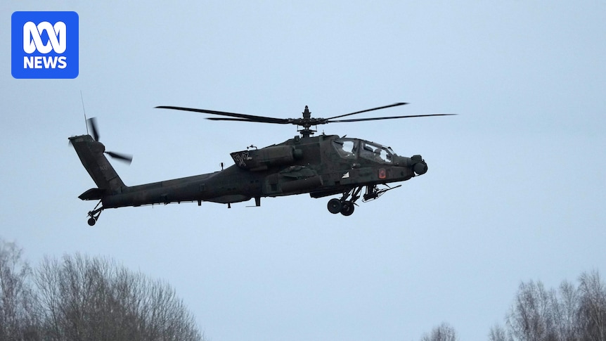 US President Donald Trump says Iran shot down helicopter patrolling Strait of Hormuz