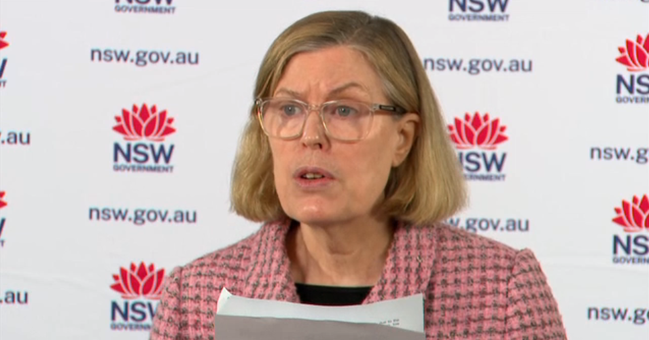 NSW Chief Health Officer Kerry Chant