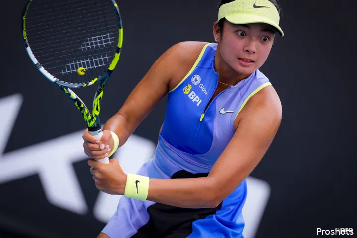 Alexandra Eala returns.