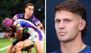 Kalyn Ponga has escaped a charge for his hit on Will Warbrick. Image: Getty