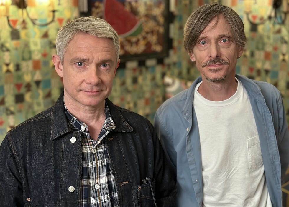 Martin Freeman, Mackenzie Crook Remember the Office martin freeman, mackenzie crook remember the office