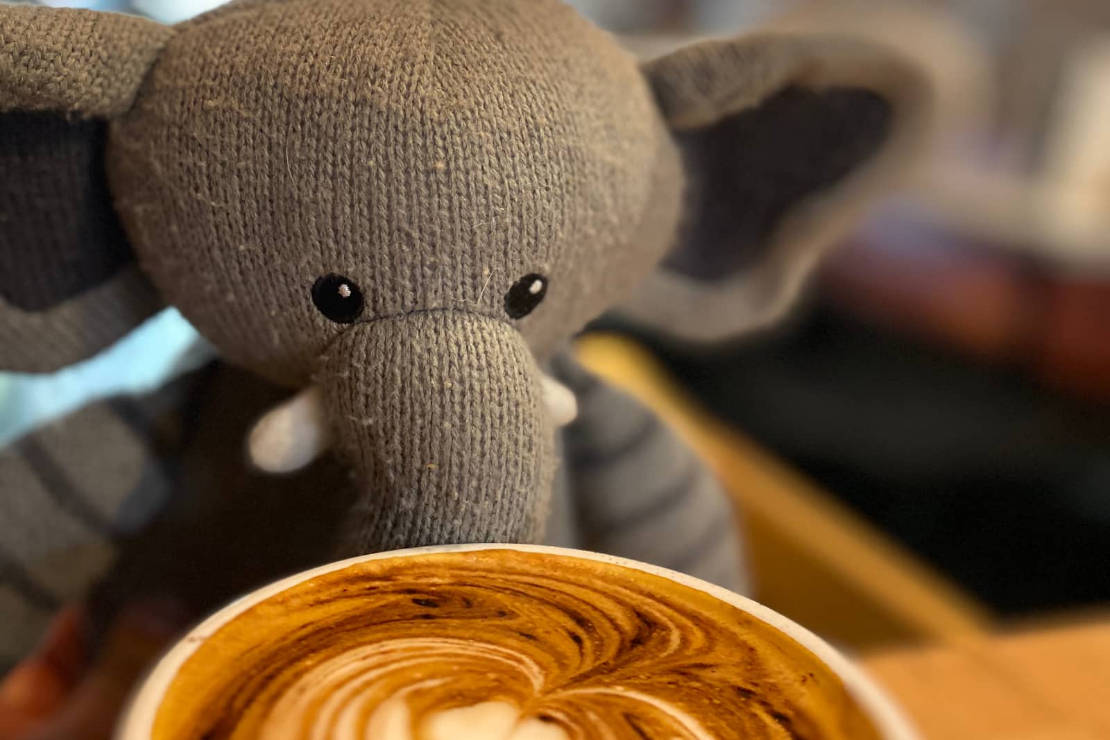 It's an elephant in a room. It's probably not this elephant in the room. 