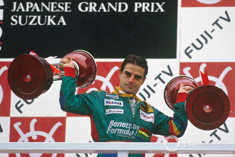 Nannini's only F1 win was overshadowed by that clash between Senna and Prost