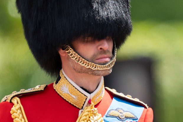 Prince William, Prince of Wales looks on during Trooping The Colour 2026