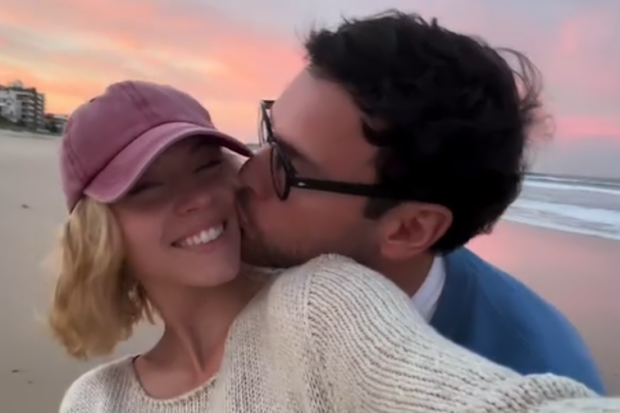 Sydney Sweeney and Scooter Braun in Hamilton Island Queensland