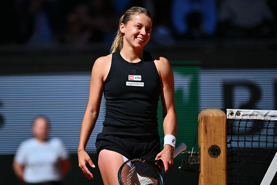 Maja Chwalinska at the French Open.