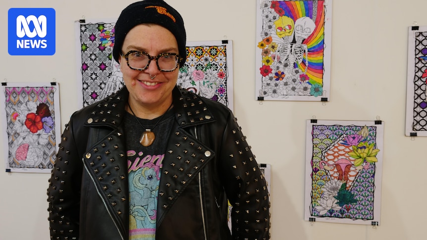 Interactive exhibition encourages patrons to colour in art themselves