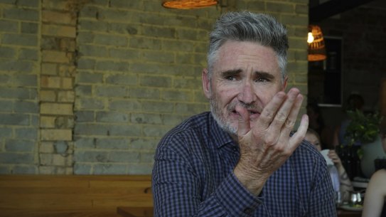 Dave Hughes at Sister of Soul restaurant in St Kilda. 