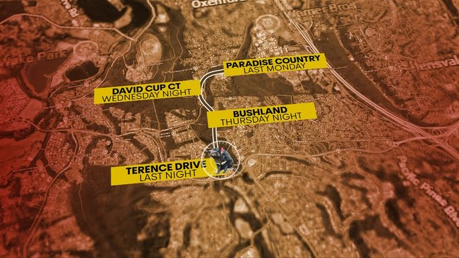 Wildlife crews believe Mary has travelled kilometres from her enclosure, with sightings mapped across Oxenford.
