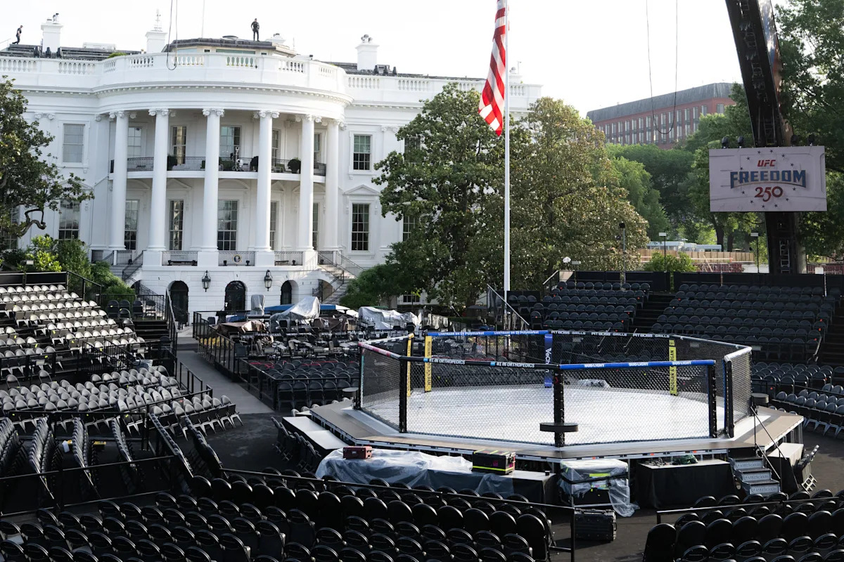 UFC Freedom 250, Day 2: Inside look at finalized White House setup