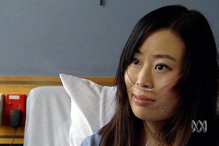 Cancer patient Clare Oliver
