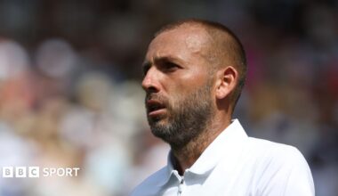 Dan Evans at Wimbledon