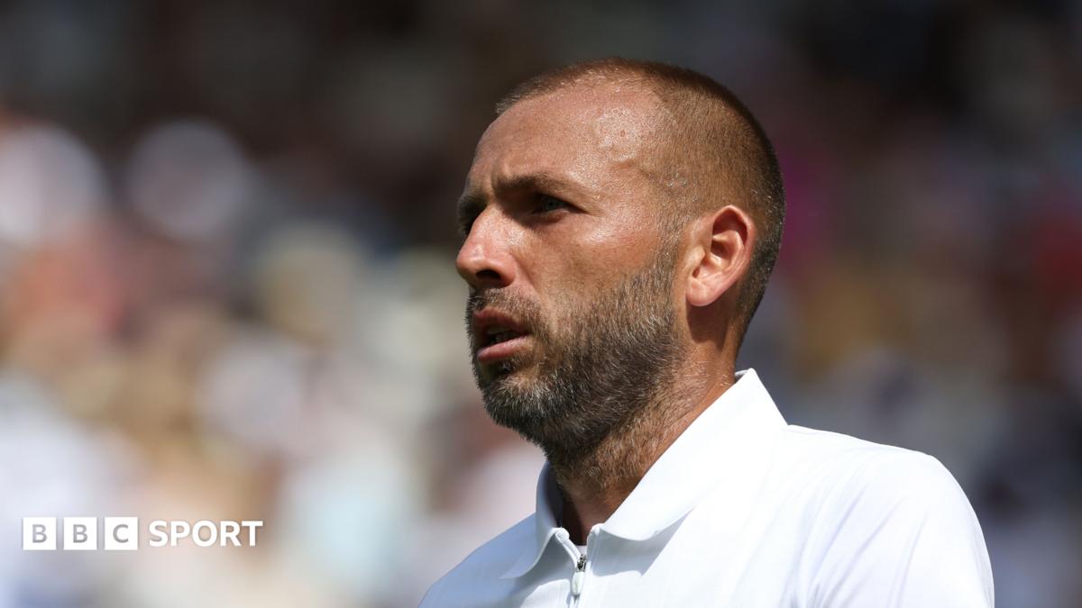 Dan Evans at Wimbledon