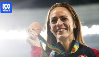 Olympic bronze medallist Jenny Simpson undergoes CPR after collapsing during event
