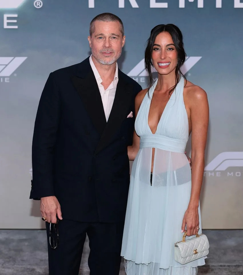 Brad Pitt and Ines de Ramon in 2025.Credit: Getty Images