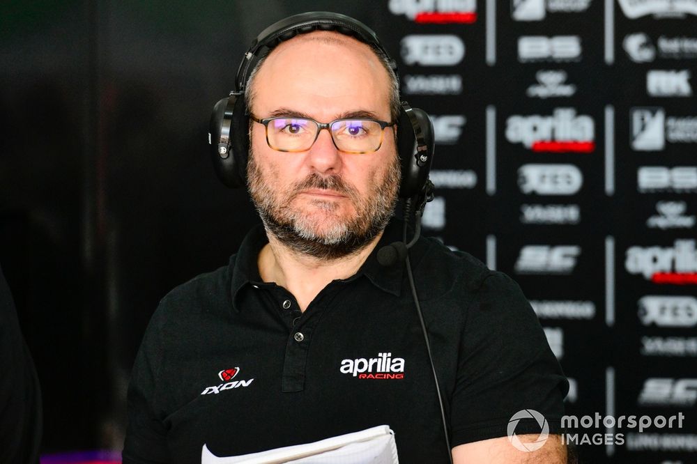 Fabizno Sterlacchini is technical cheif at Aprilia Racing