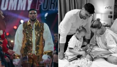 Tommy Fury and Molly-Mae reveal son’s name before he wins boxing fight